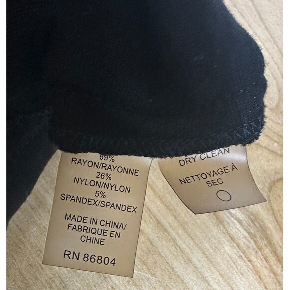 Black Midi Sheath Sleeveless Dress, Large EUC - Picture 3 of 8